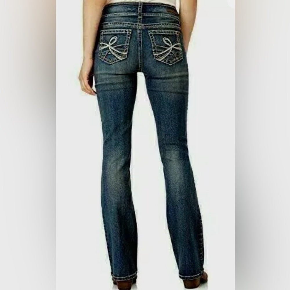 Wallflower Luscious Curvy Fit Jeans Size 15 R 34x30 Bootcut Mid Rise Blue NWT